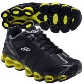 Tênis Olympikus Jet Xtra Wind Preto/ Amarelo